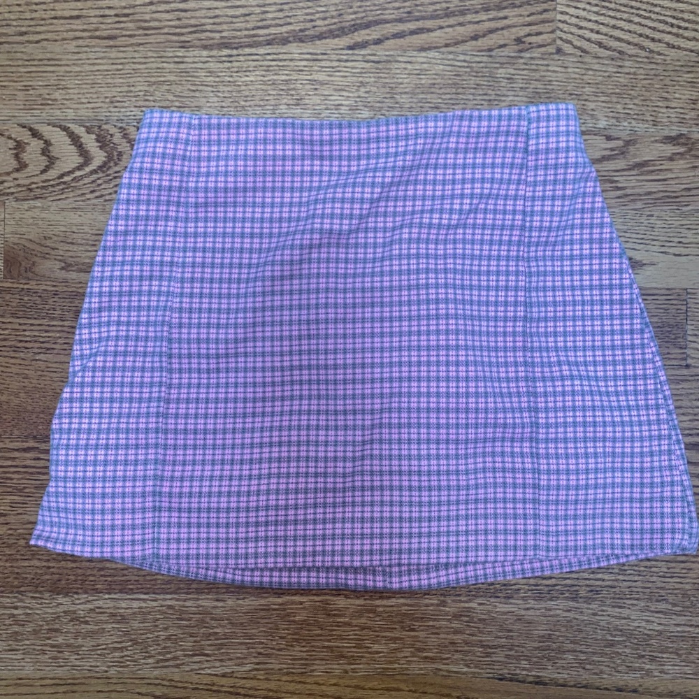 Brandy Melville Plaid Mini Skirt